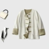 A unique Chinese-style double-sided two-color woolen coat with high-quality wool and new Chinese-style button-down double-sided woolen top Specification image